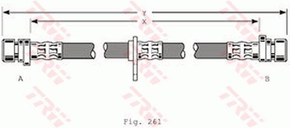 TRW PHA367 Brake Hose
