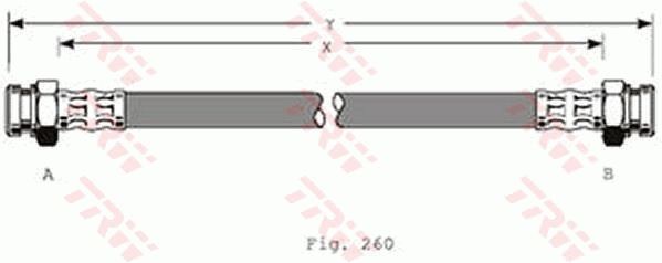 TRW PHA368 Brake Hose