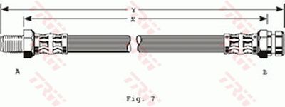 Brake Hose TRW PHB172