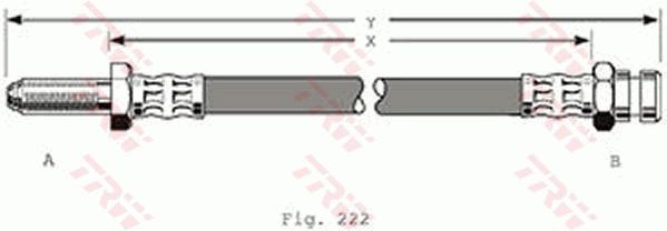 TRW PHB195 Brake Hose