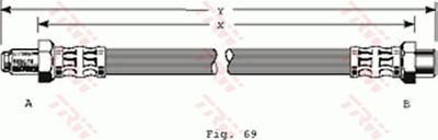Brake Hose TRW PHB196