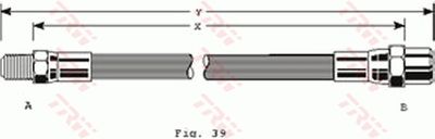 Brake Hose TRW PHB201