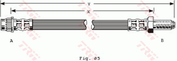 TRW PHB218 Brake Hose