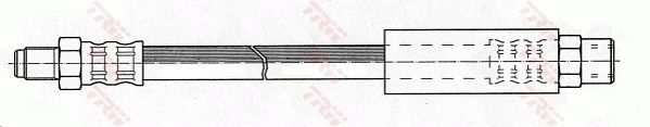 TRW PHB256 Brake Hose
