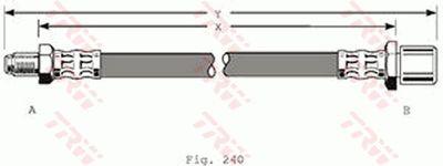 Brake Hose TRW PHB374