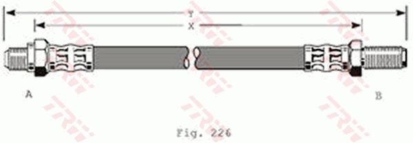 TRW PHC102 Brake Hose