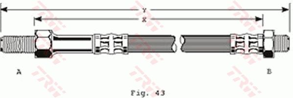 TRW PHC155 Brake Hose