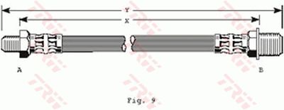 Brake Hose TRW PHC236