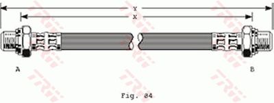 Brake Hose TRW PHC237