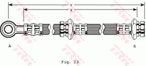 TRW PHD114 Brake Hose