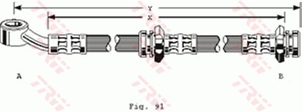 TRW PHD128 Brake Hose