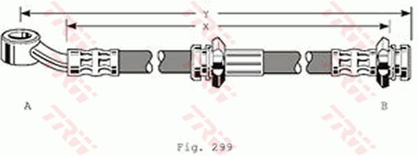 TRW PHD129 Brake Hose