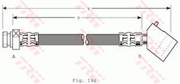 TRW PHD132 Brake Hose