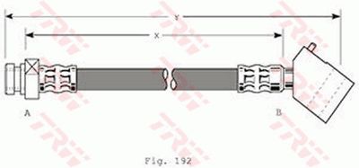 Brake Hose TRW PHD132