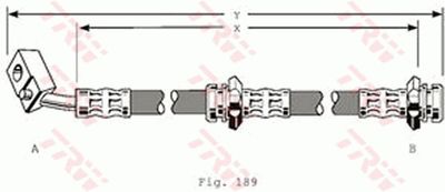 Brake Hose TRW PHD133