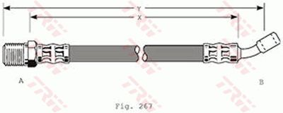 Brake Hose TRW PHD147