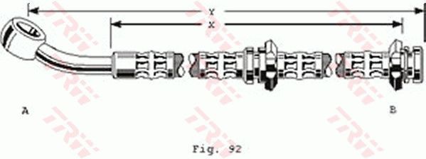 TRW PHD160 Brake Hose