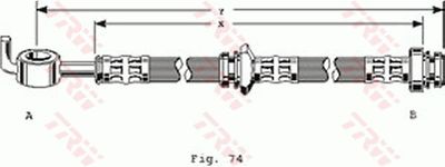 Brake Hose TRW PHD163