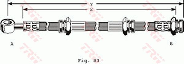 TRW PHD171 Brake Hose