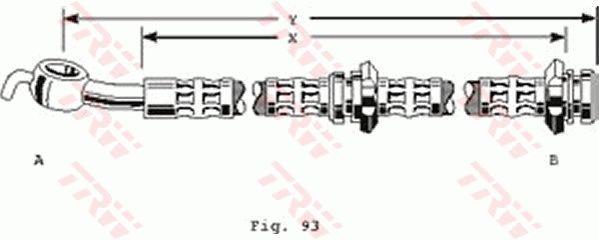 TRW PHD173 Brake Hose