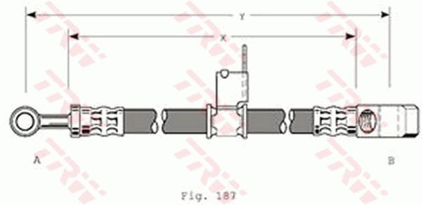 TRW PHD178 Brake Hose