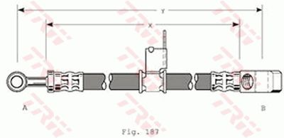 Brake Hose TRW PHD178