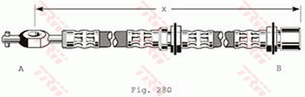 TRW PHD184 Brake Hose