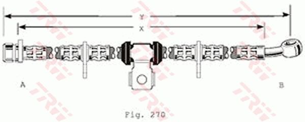 TRW PHD186 Brake Hose