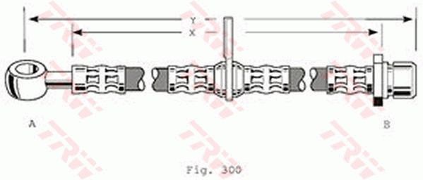 TRW PHD191 Brake Hose