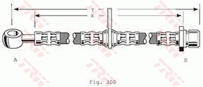Brake Hose TRW PHD191