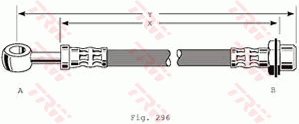 TRW PHD193 Brake Hose