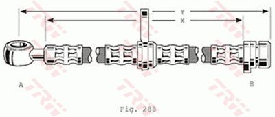 Brake Hose TRW PHD197