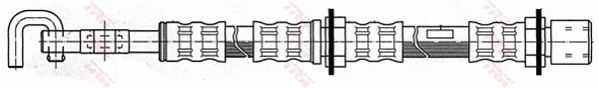 TRW PHD201 Brake Hose