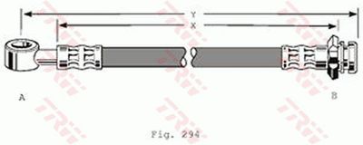 Brake Hose TRW PHD211