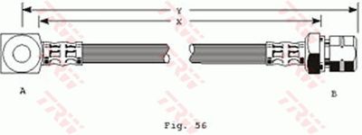 Brake Hose TRW PHD225