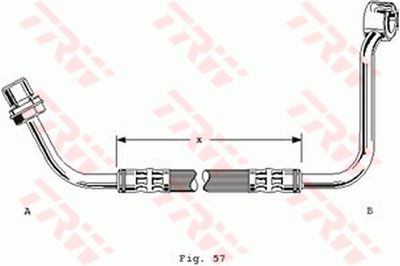 Brake Hose TRW PHD233