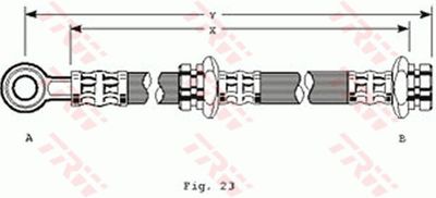 Brake Hose TRW PHD234