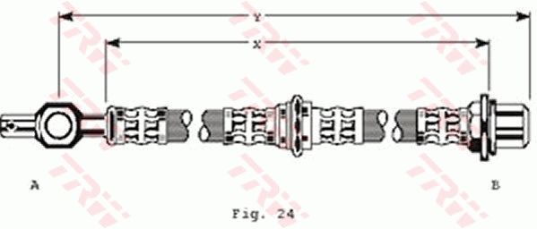 TRW PHD236 Brake Hose