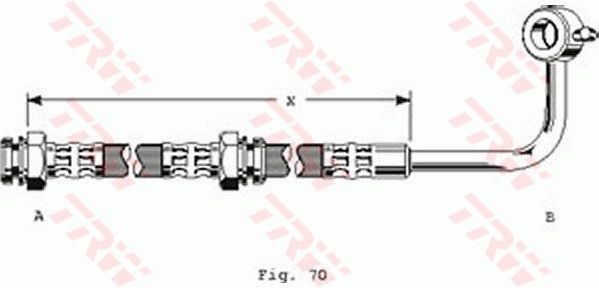 TRW PHD238 Brake Hose