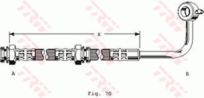 Brake Hose TRW PHD238