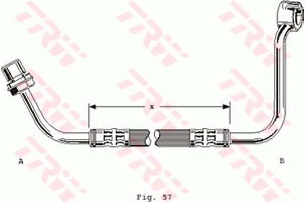TRW PHD250 Brake Hose
