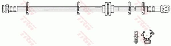 TRW PHD266 Brake Hose