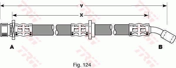 TRW PHD277 Brake Hose
