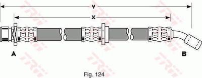 Brake Hose TRW PHD277