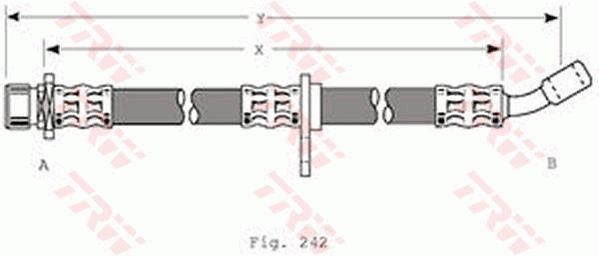 TRW PHD278 Brake Hose