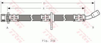 Brake Hose TRW PHD278