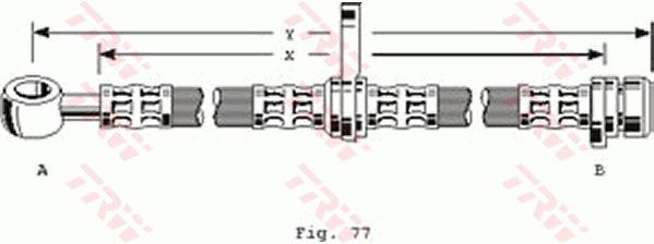 TRW PHD279 Brake Hose