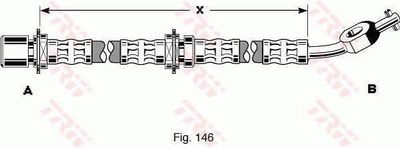 Brake Hose TRW PHD282
