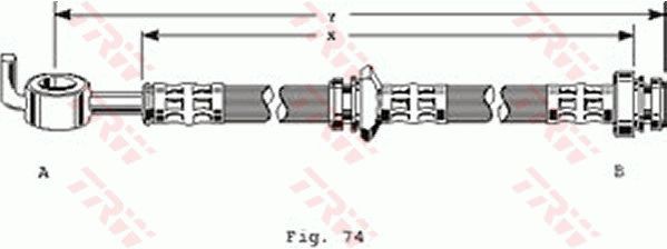 TRW PHD289 Brake Hose