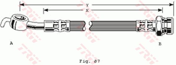 TRW PHD290 Brake Hose